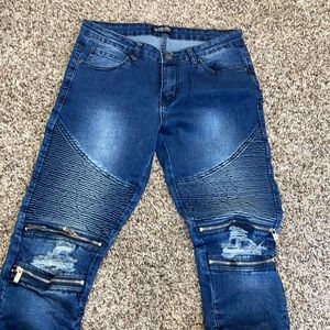 Fashion nova biker jeans size 7